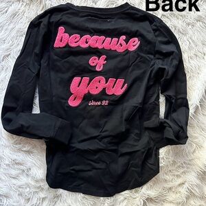 Because of you long sleeve